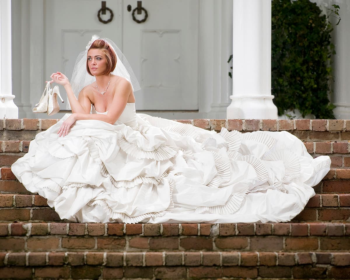 Bridal portrait at Hilton Head Island wedding by Kaufman Photography