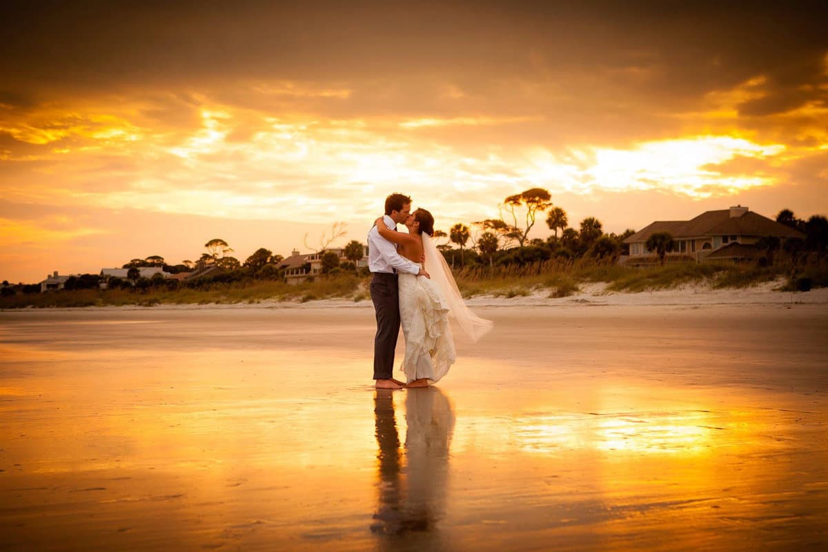 Beach wedding on Hilton Head Island by Sylvia Schutz Photography