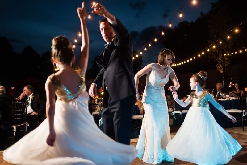 Elegant wedding reception at Biltmore Cedric's Tavern