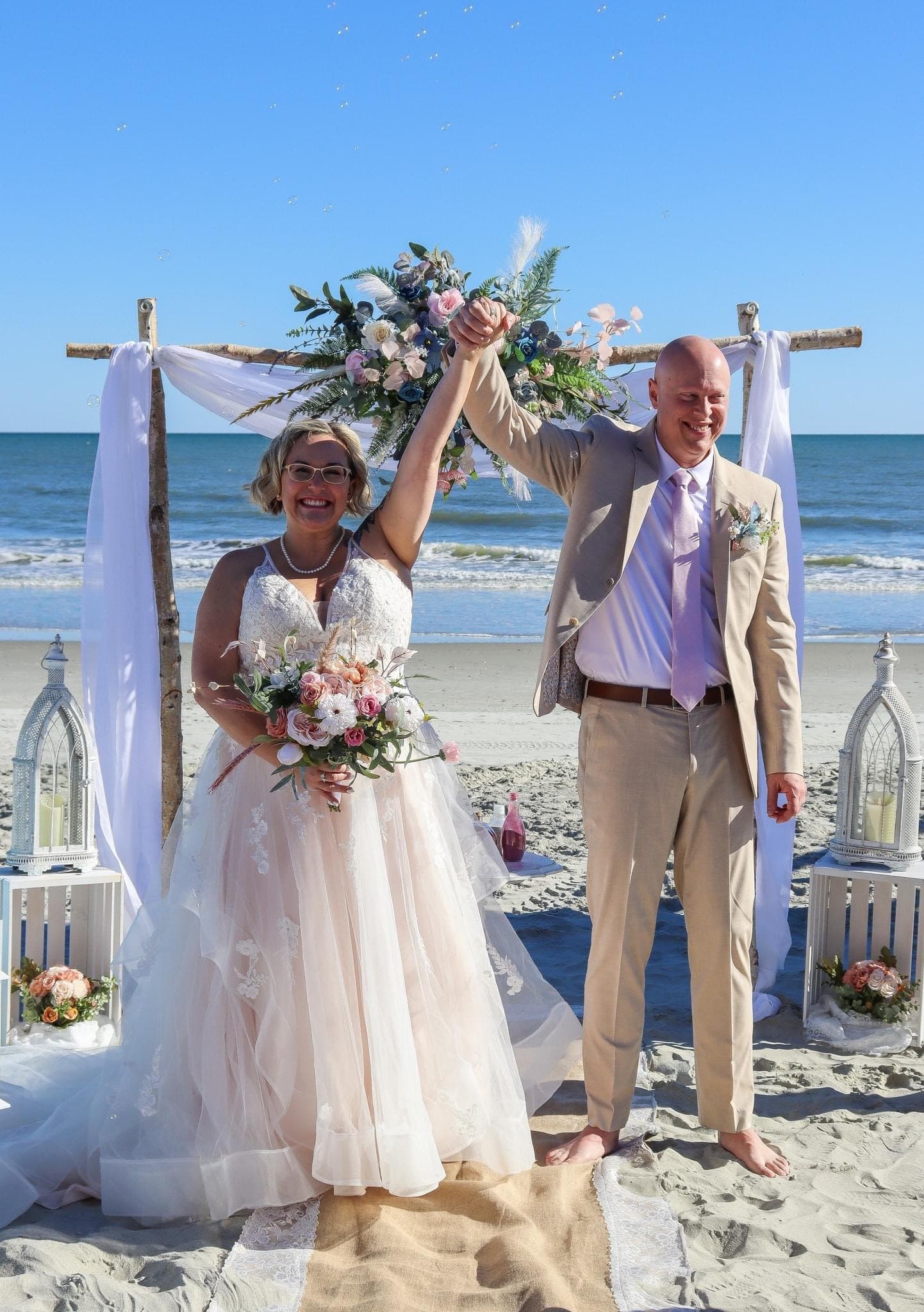Soirée by the Sea - pic of fresh bouquet