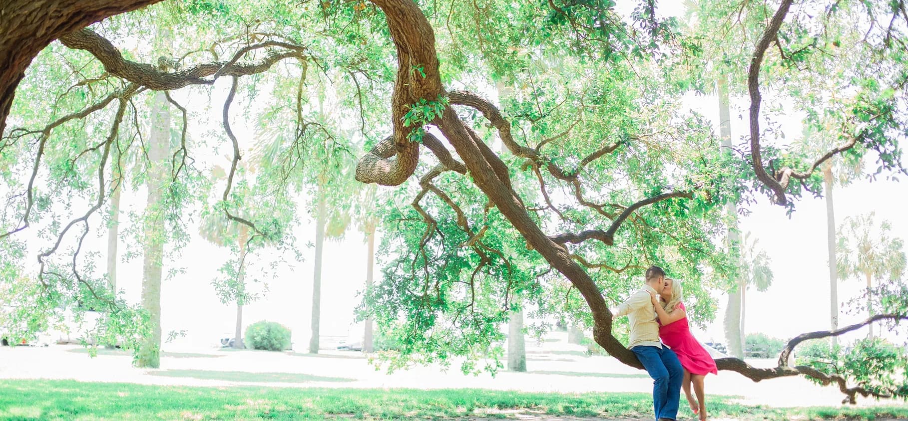 Elope Charleston SC - Happy couple exchanging vows during an elopement ceremony in Charleston, SC