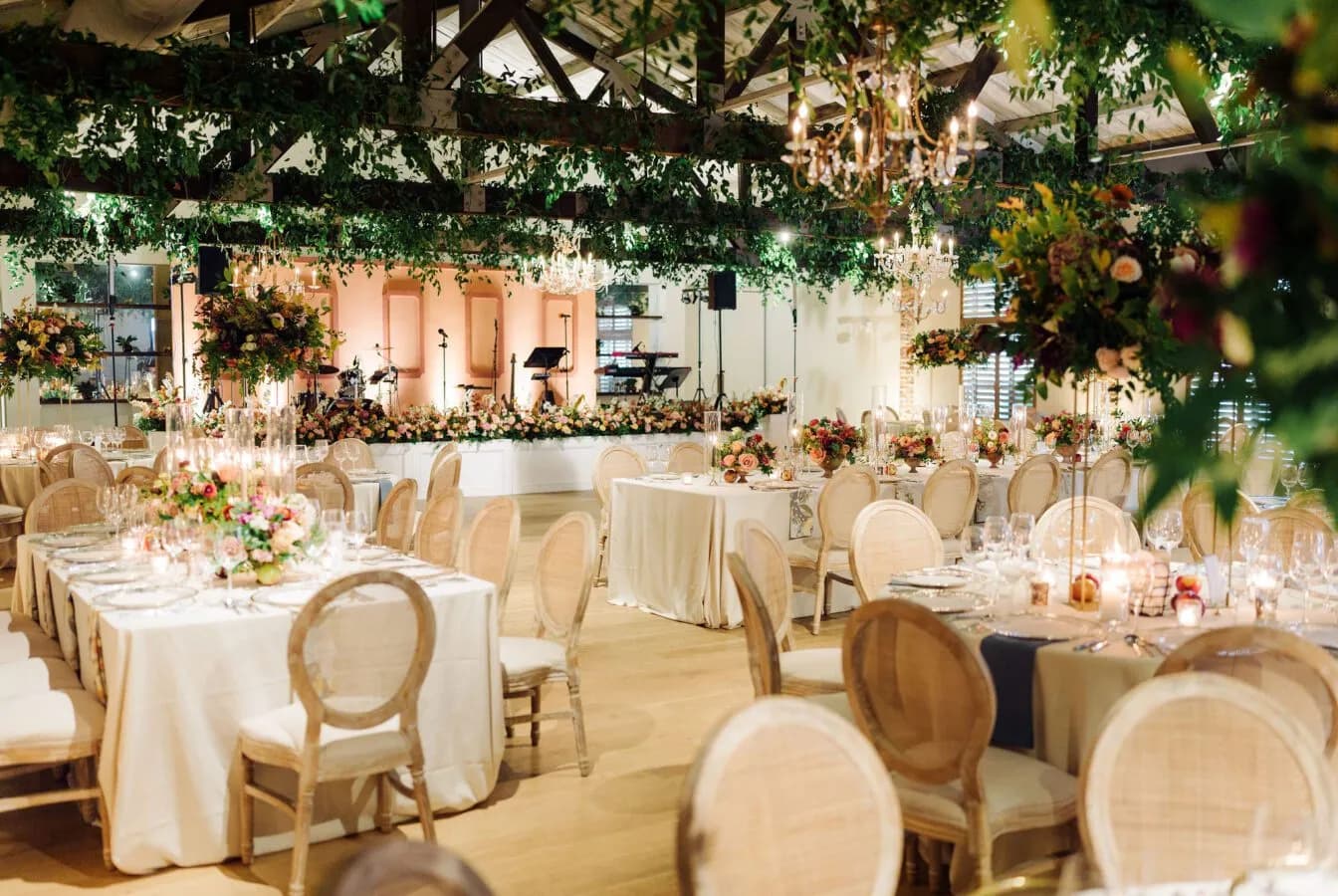 Wedding ceremony at Cannon Green