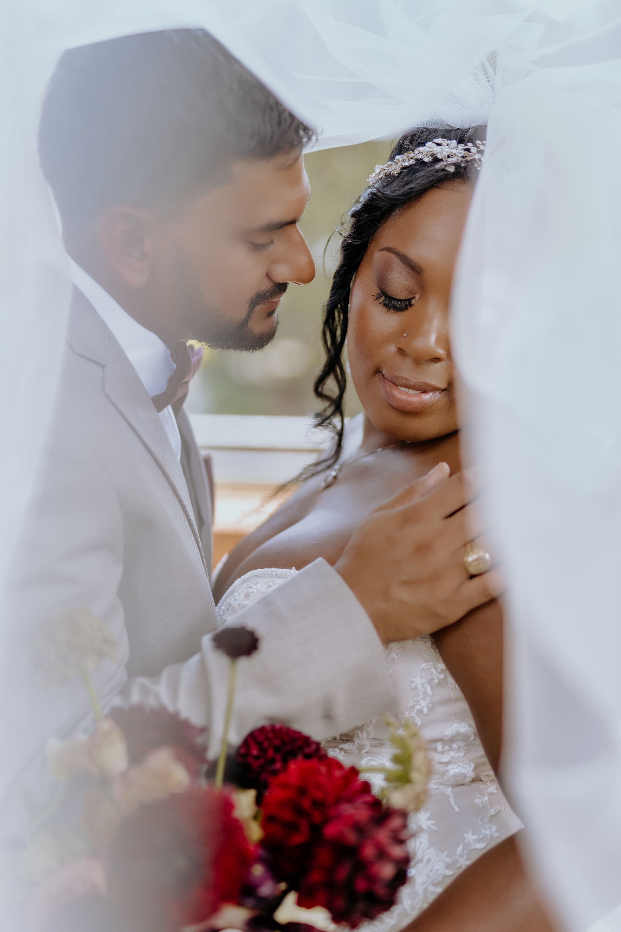 Bride and groom captured by 314 Collective wedding photography team