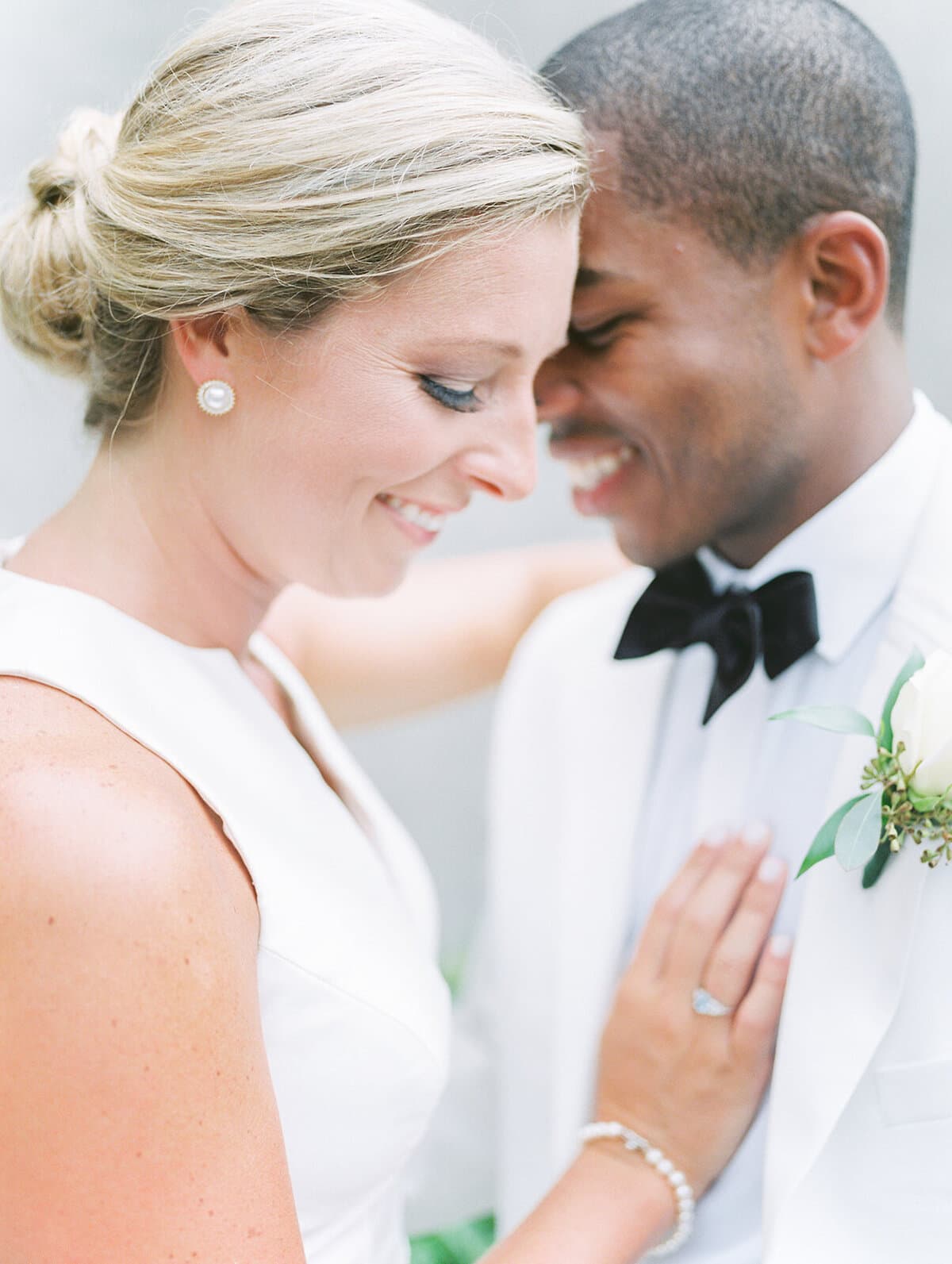 Film-inspired wedding portrait in South Carolina by Karly Richardson Photography