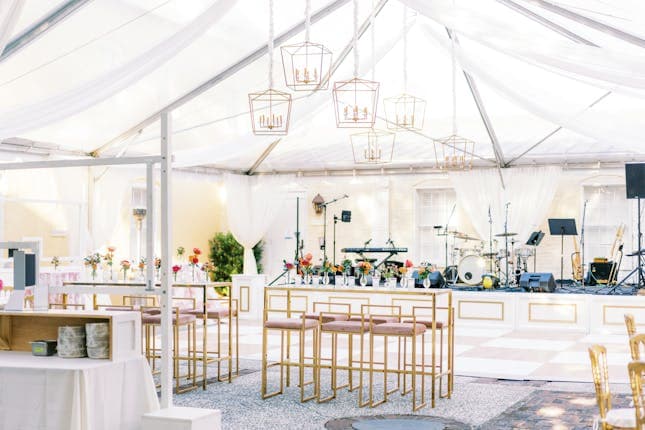 William Aiken House wedding venue piazzas and courtyards