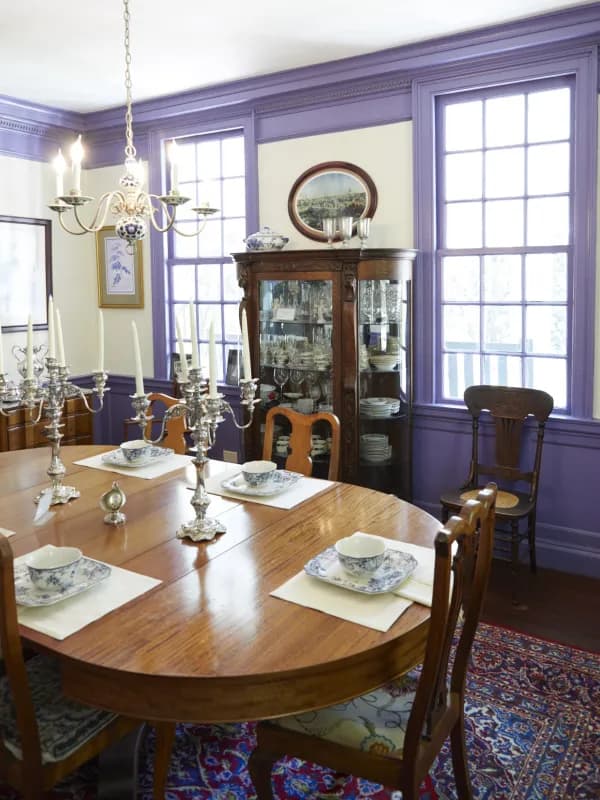 Hopsewee Plantation - a dining room table in front of a window