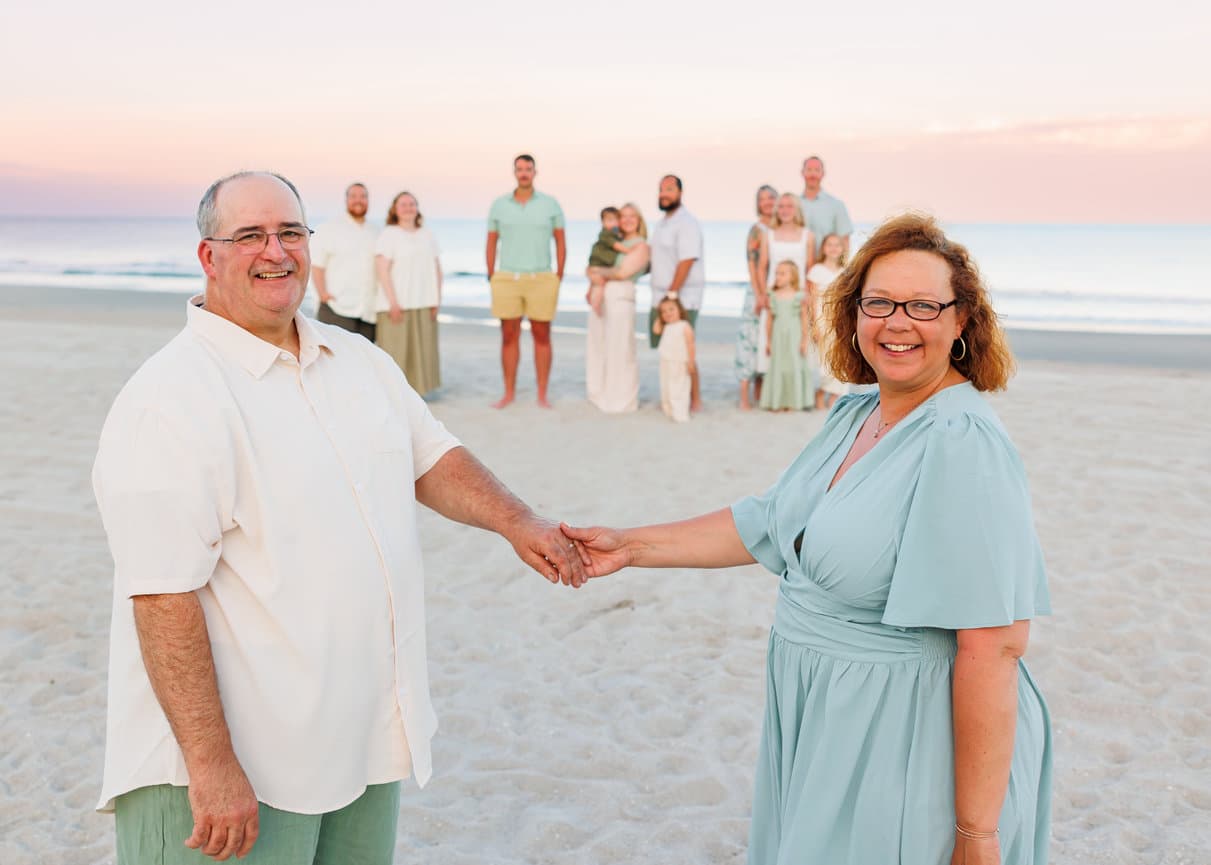 Coastal engagement session at Huntington Beach State Park by Trisha McQuade Photography