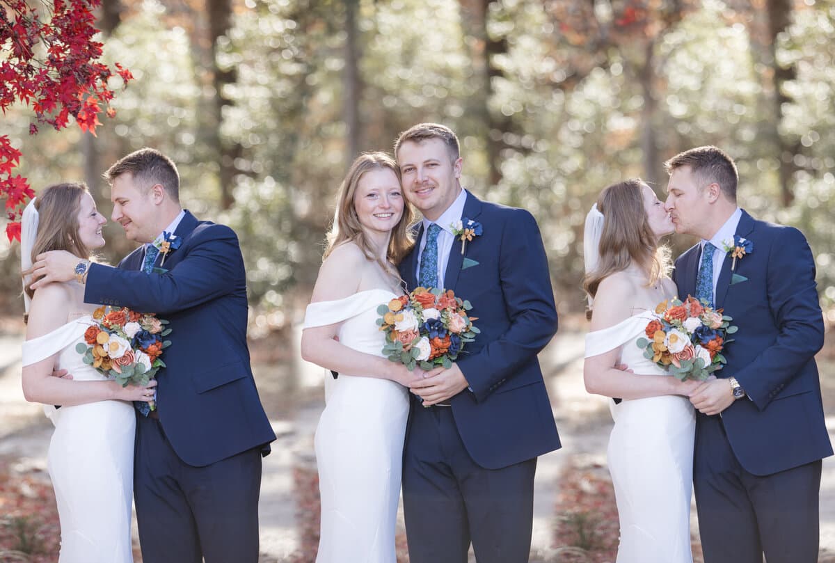 Romantic Myrtle Beach coastal wedding portrait by Middle Child Photography