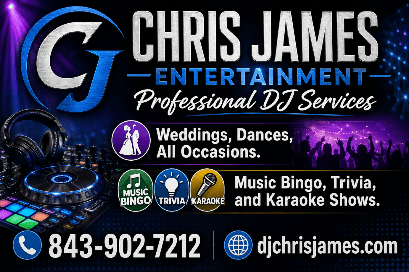 Chris James Entertainment - wedding DJ and entertainment