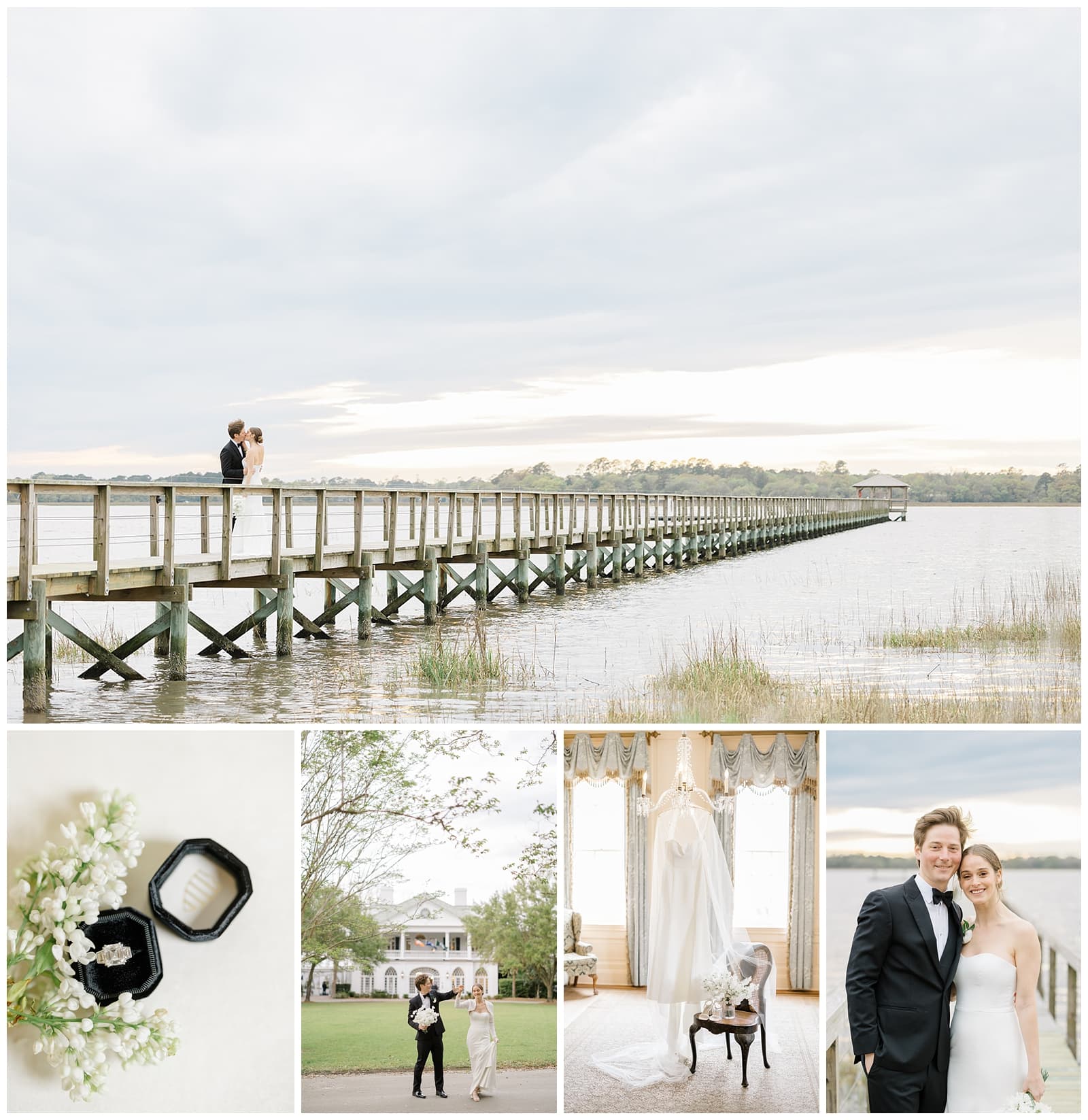 Lowndes Grove waterfront estate wedding Charleston SC