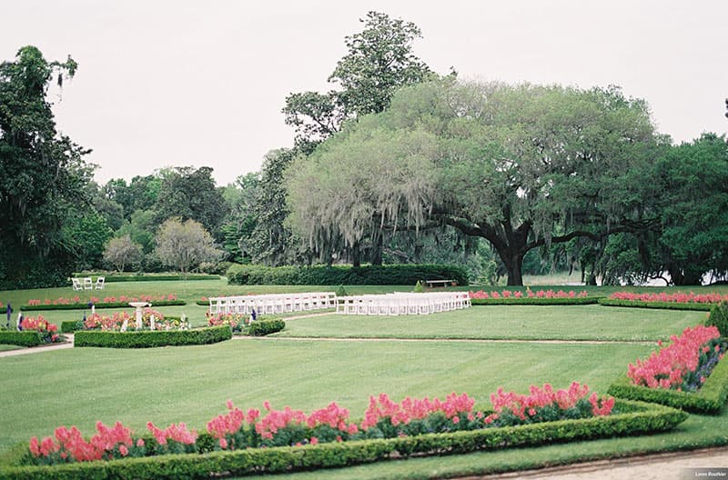 Middleton Place outdoor reception pavilion wedding