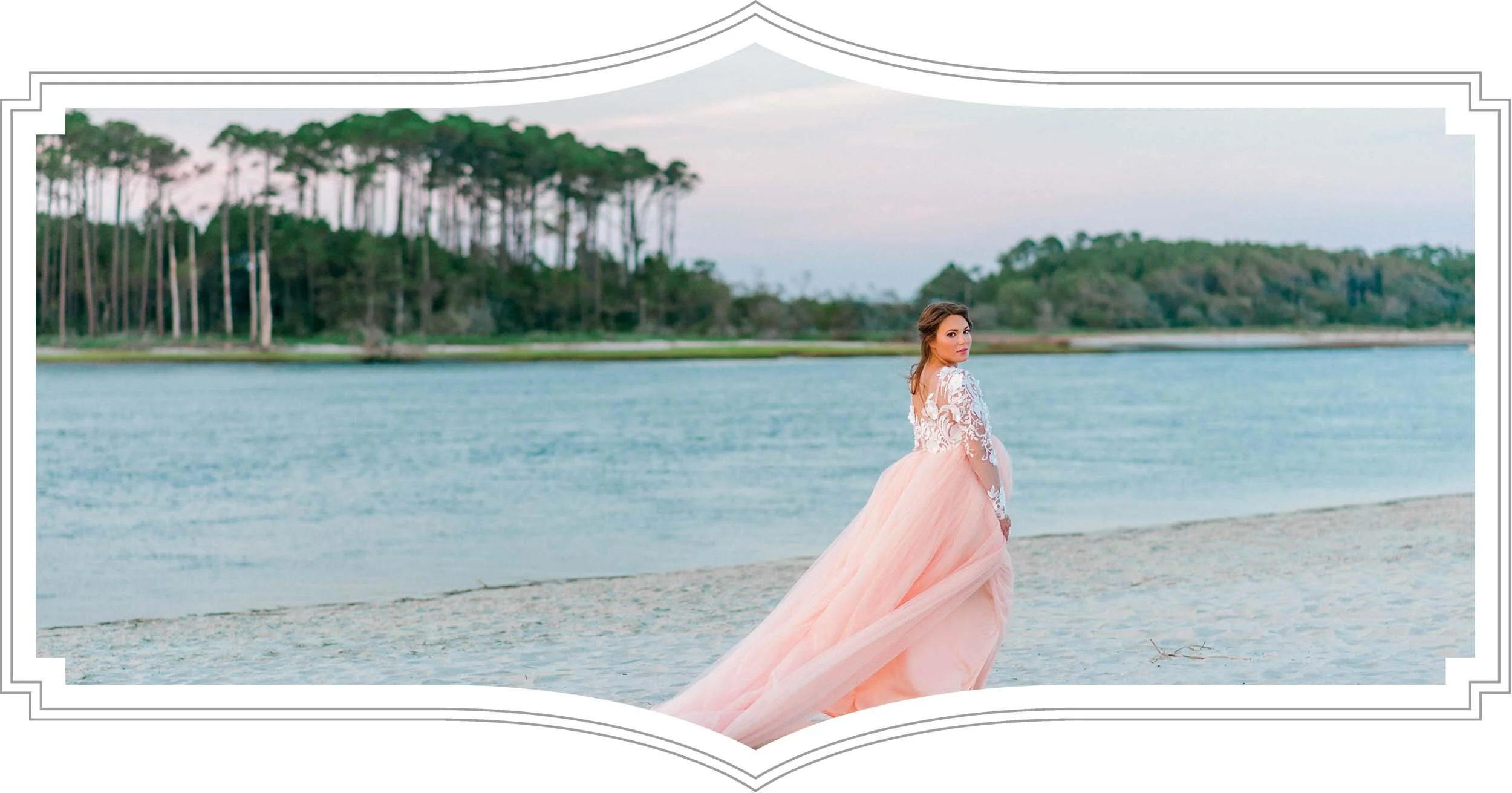 Romantic couple portrait by Hosanna Wilmot Photography in the Carolinas