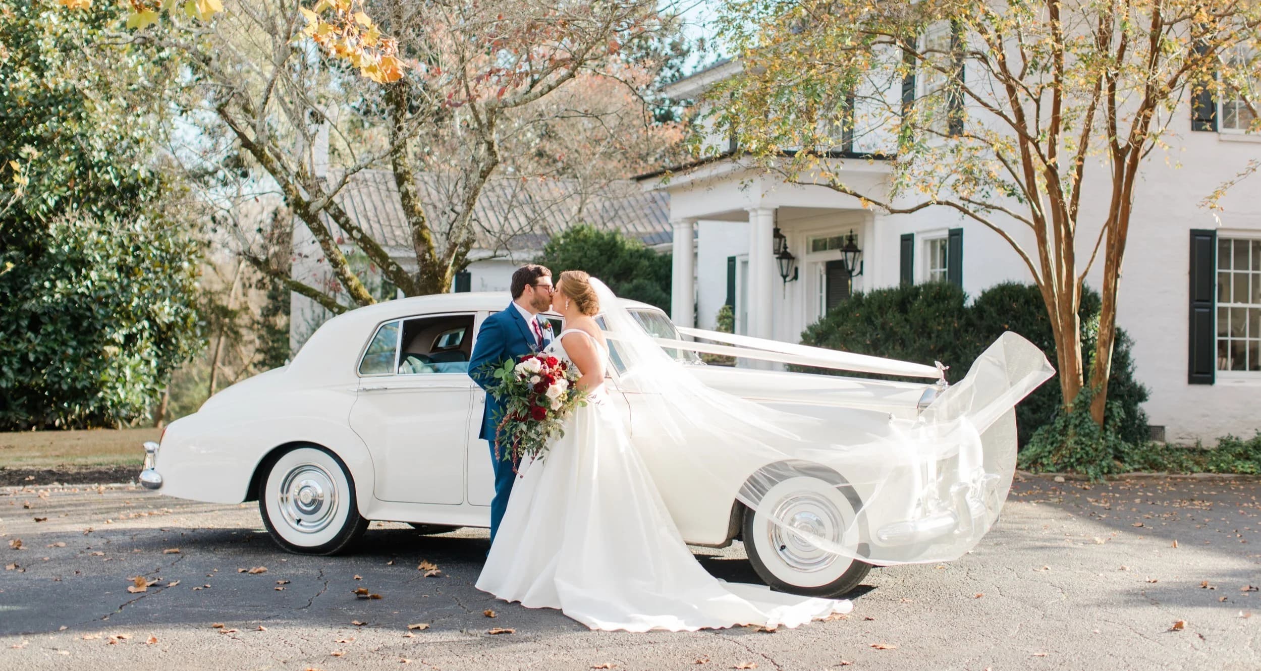 Outdoor farm wedding ceremony at The Barn at Sitton Hill near Greenville