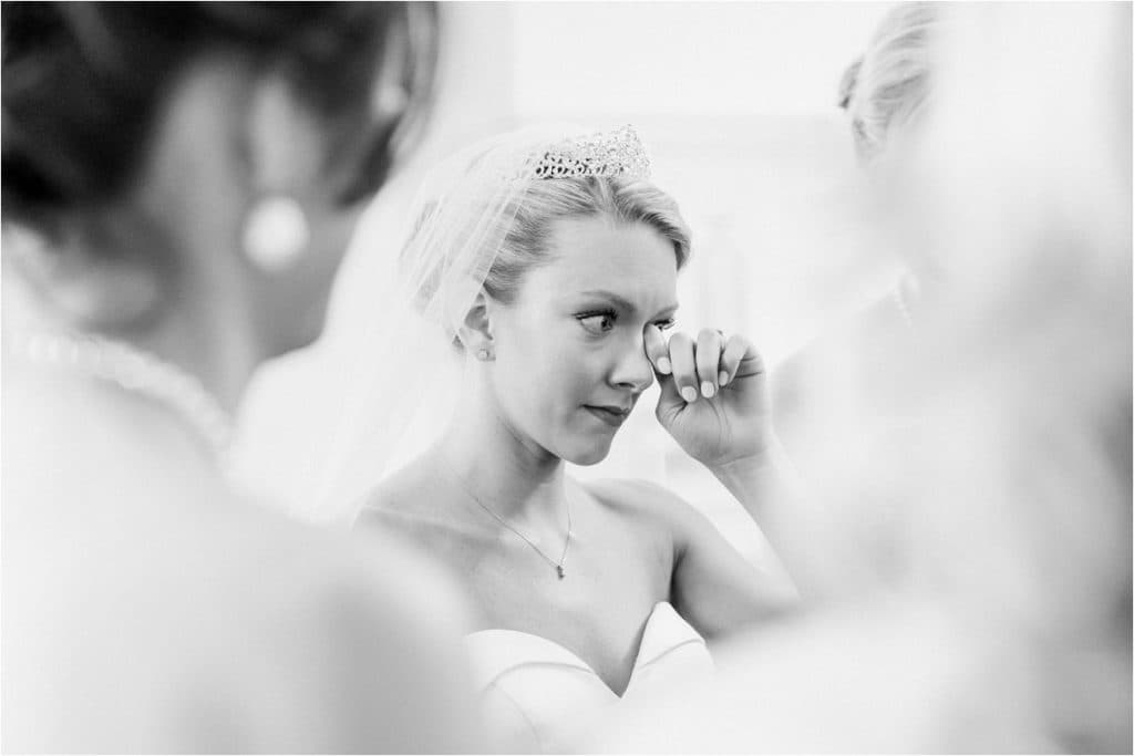 Bridesmaid reveal moments captured at Columbia wedding by Melissa Brewer Photography