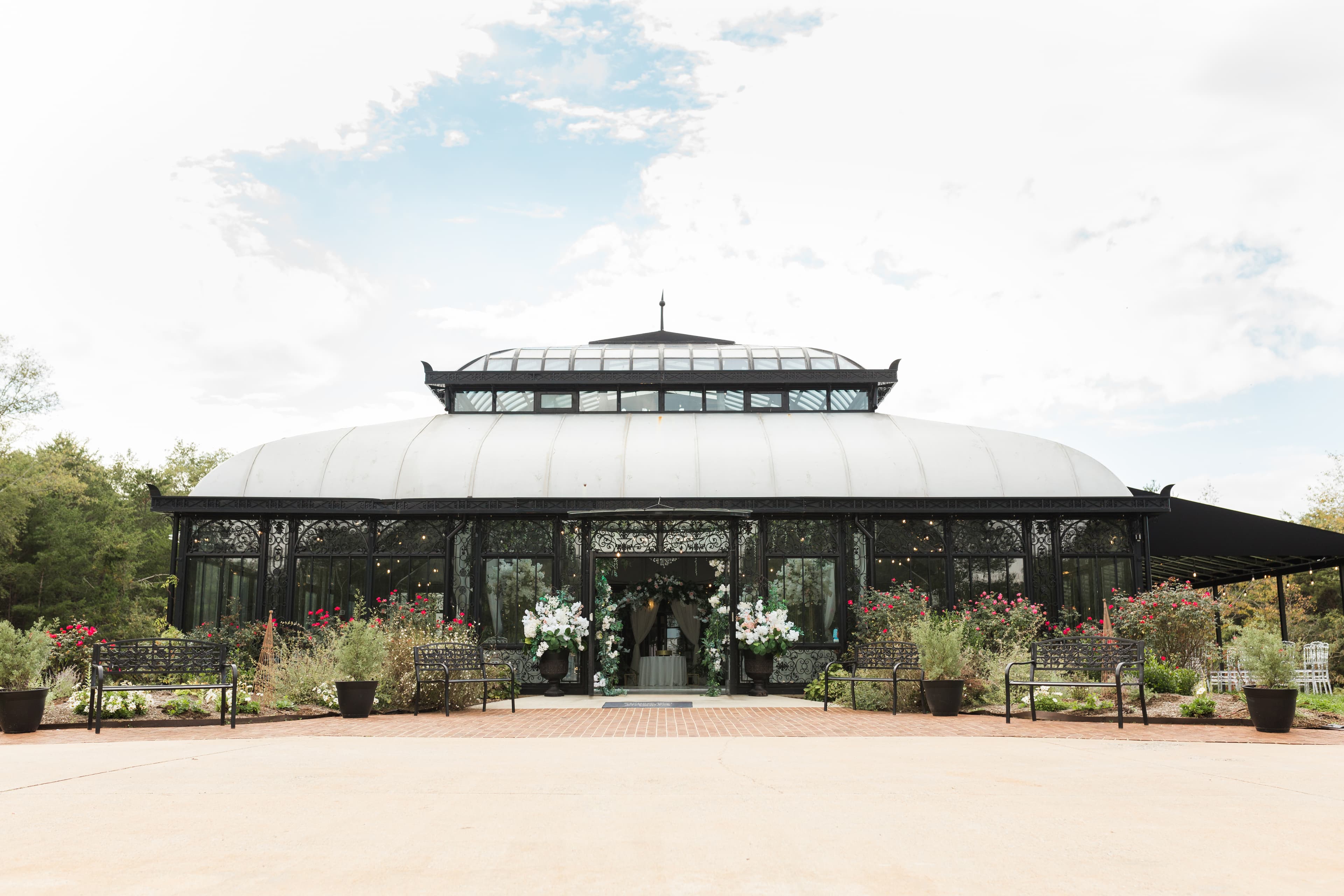 Edinburgh West wedding venue English conservatory Taylors SC