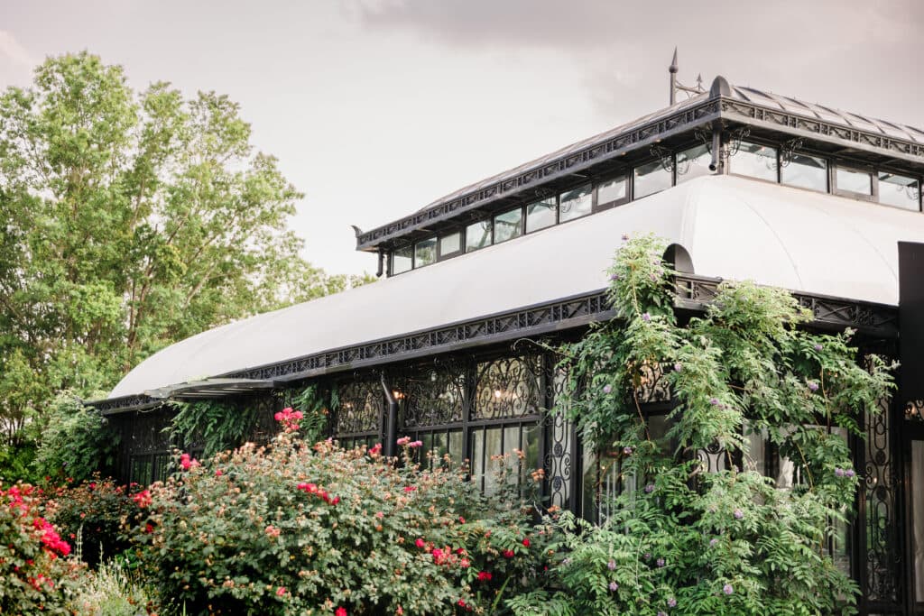 Edinburgh West English conservatory wedding venue exterior Taylors SC